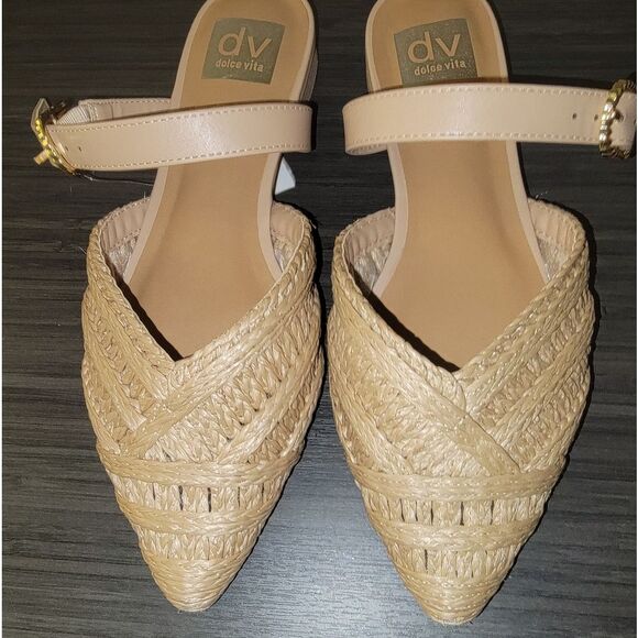 🆕️🩴DV by Dolce Vita Demi Natural Raffia Mules - Picture 4 of 9